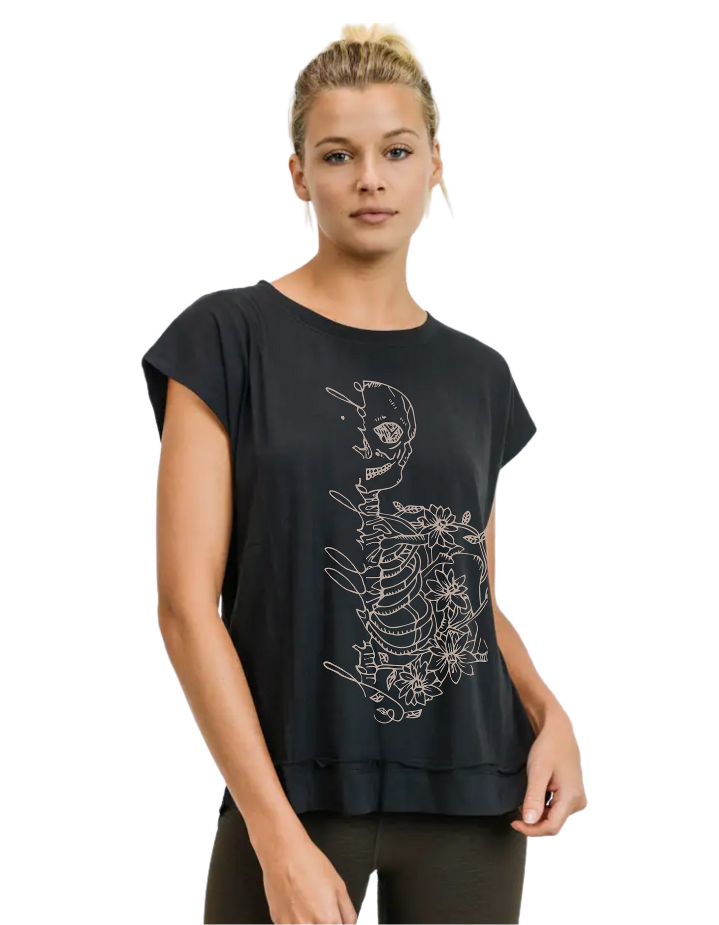 Boho Bones Cut-Out Tee