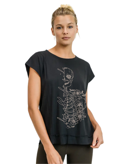 Boho Bones Cut-Out Tee