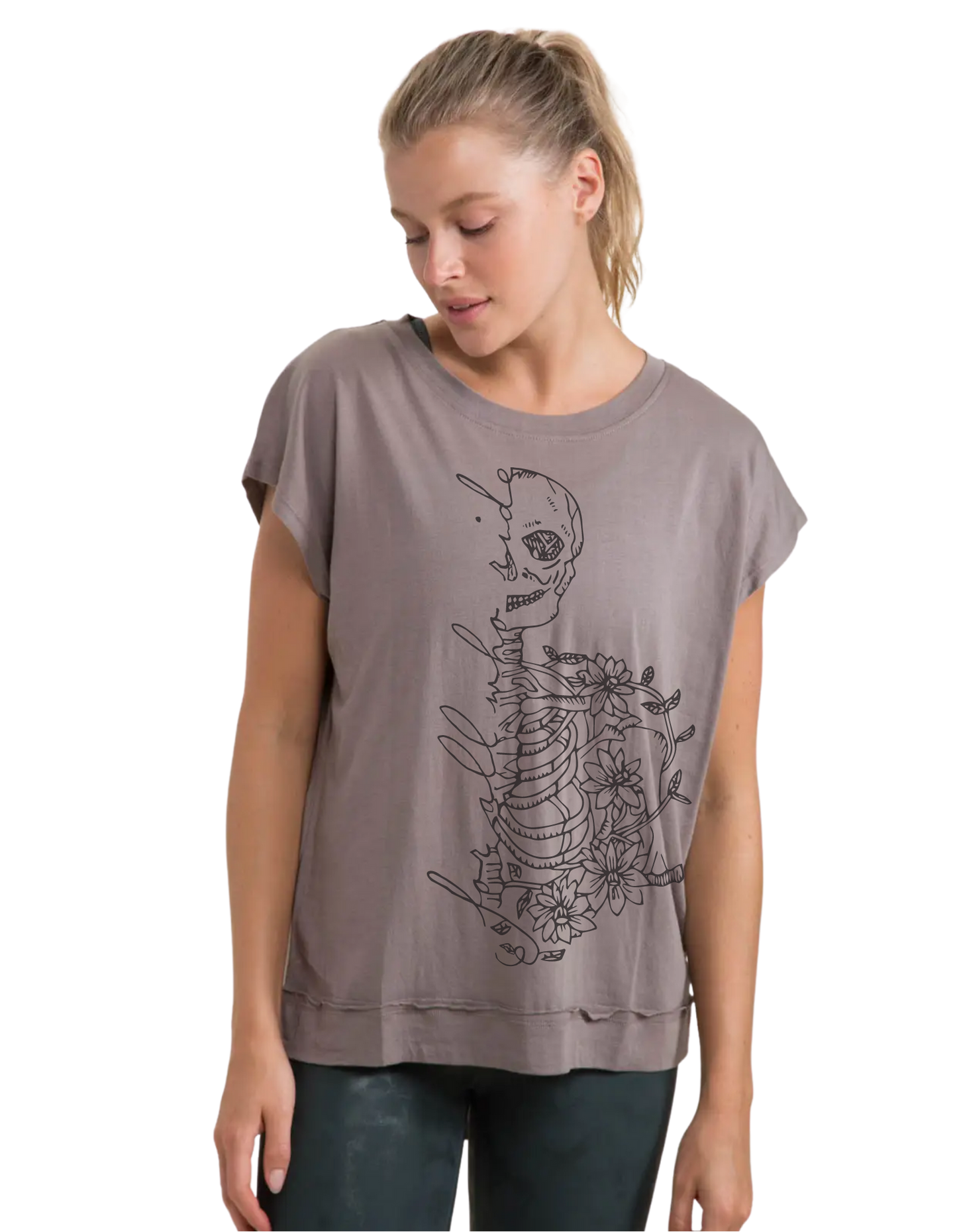 Boho Bones Cut-Out Tee