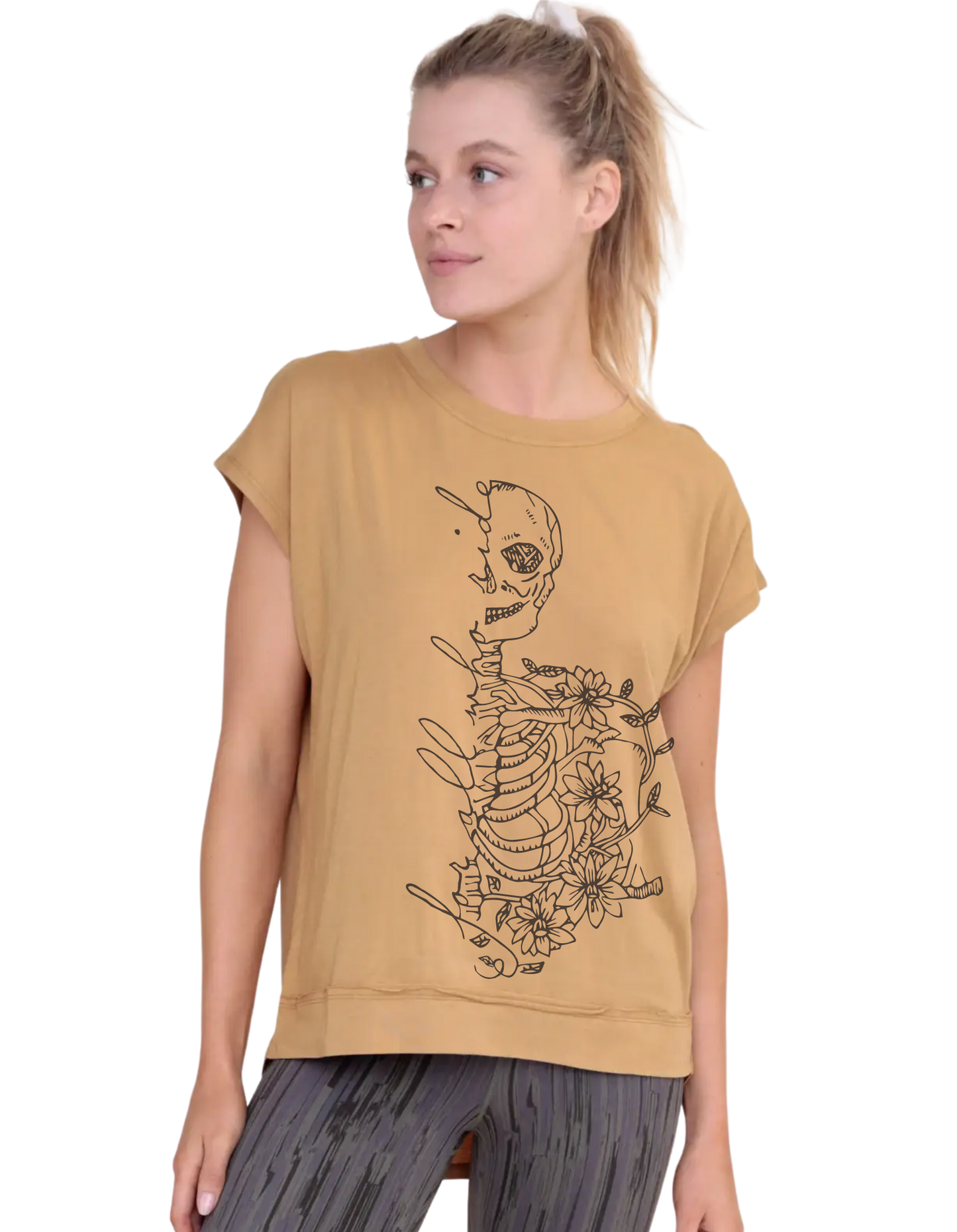 Boho Bones Cut-Out Tee